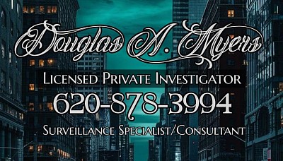 Kansas Private Investigator 620-878-3994